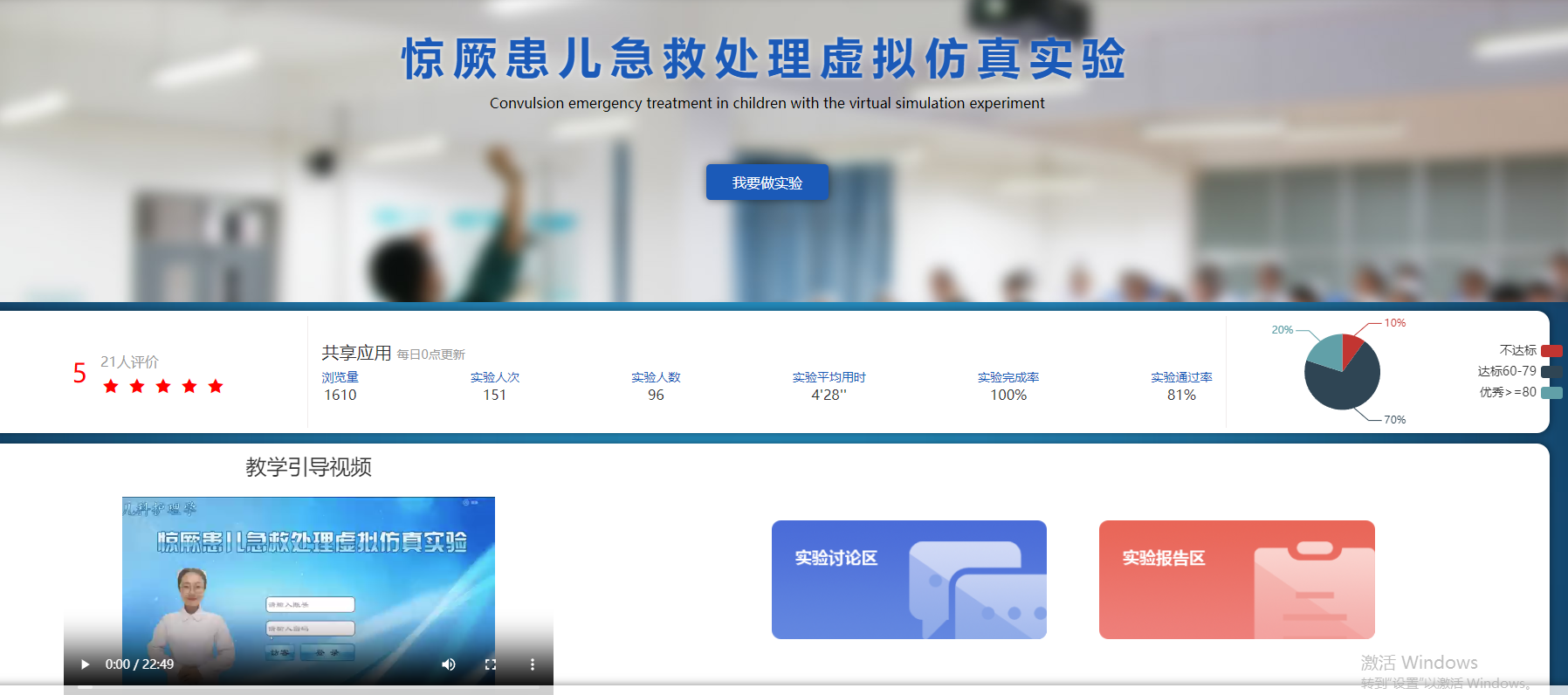 小儿热性惊厥护理教学实验